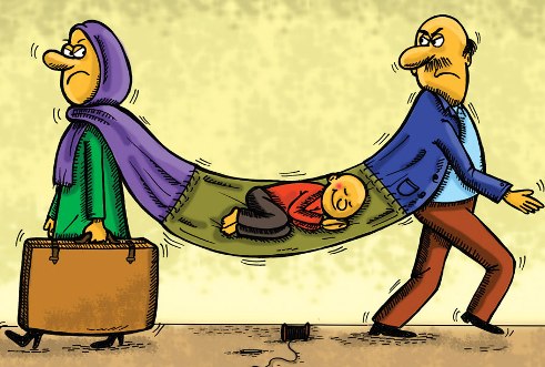 اذن پدر دختری که حضانتش به مادر داده شده